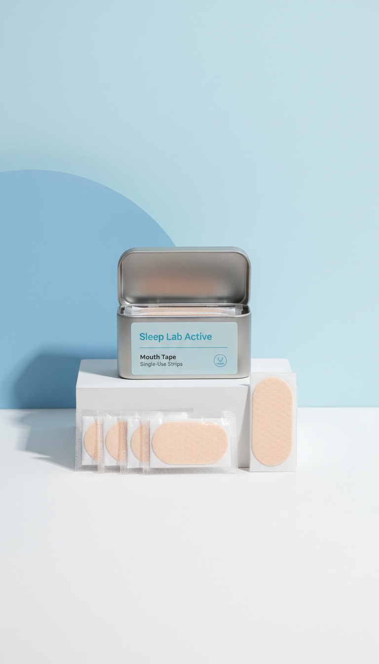 Mouth Tape Travel Tin Single-Use Strips